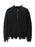 Men's Distressed Hem Half-Zip Sweater - Byyde