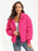 Zip Up Turtleneck Long Sleeve Puffer Jacket - Byyde