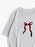 Plus Size Bow Round Neck Short Sleeve T-Shirt - Byyde