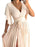 Flutter Sleeve Surplice Tie Waist Dress - Byyde