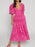 Cutout Back Lace Crochet V-Neck Dress - Byyde