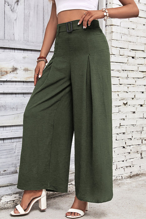 High Waisted Wide Leg Pants - Byyde