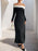 Side Slit Off-Shoulder Maxi Dress - Byyde