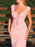 Ruffled V-Neck Sleeveless Maxi Dress - Byyde