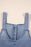 Wide Strap Denim Overalls with Pockets - Byyde