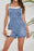 Square Neck Denim Overalls with Pockets - Byyde