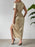 Honey Slit One Shoulder Short Sleeve Midi Dress - Byyde