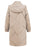 Long Sleeve Longline Hooded Winter Coat with Pockets - Byyde