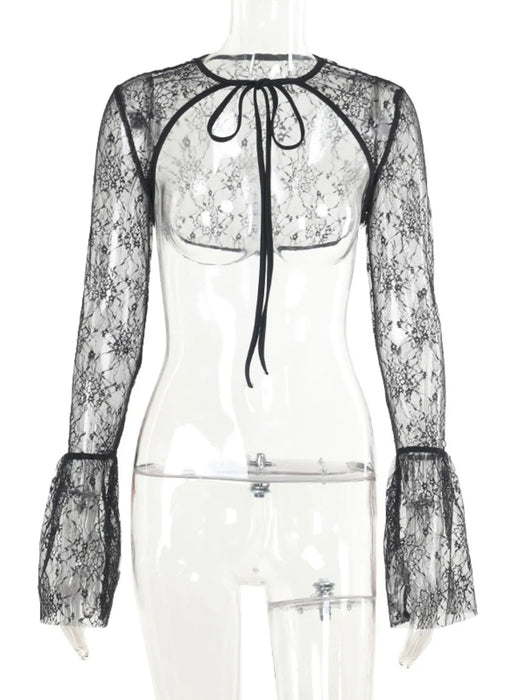 Sweetheart Neck Lace Dress and Cover Up Set - Byyde