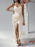 Devine Slit Ruched Maxi Cami Dress - Byyde
