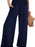 High-Waisted Wide Leg Pants with Pockets - Byyde
