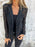 Full Size Lace Open-Front Blazer Plus Size - Byyde