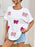 Bow Round Neck Casual T-Shirt - Byyde