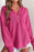 Exposed Seam Detail Henley Knit Hoodie - Byyde