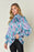 Double Take Full Size Printed Smocked Long Sleeve Blouse - Byyde