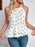 Ruffled Printed Halter Neck Cami Top - Byyde