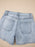 Wash High Rise Denim Shorts - Byyde