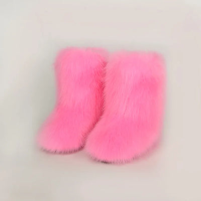 Thermal Fuzzy Platform Boots - Byyde