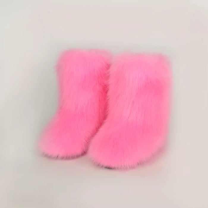Thermal Fuzzy Platform Boots - Byyde
