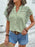 Swiss Dot Cutout Button Down Shirt - Byyde