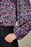 Double Take Full Size Printed Balloon Sleeve Shirt - Byyde