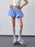 Striped Bubble Hem Casual Shorts - Byyde