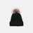 Cable Knit Winter Hat with Pompom - Byyde