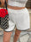 Contrast Trim Shorts with Pockets - Byyde