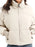 Zip Up Turtleneck Long Sleeve Puffer Jacket - Byyde