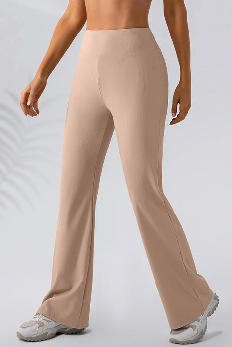 High Waist Straight Active Pants - Byyde