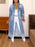 Long Sleeve Raw Hem Denim Jacket - Byyde