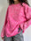 Distressed Oversized Long Sleeve Sweatshirt - Byyde
