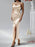 Devine Slit Ruched Maxi Cami Dress - Byyde