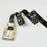 Rhinestone PU Leather Belt - Byyde