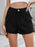 High Waist Cargo Denim Shorts - Byyde
