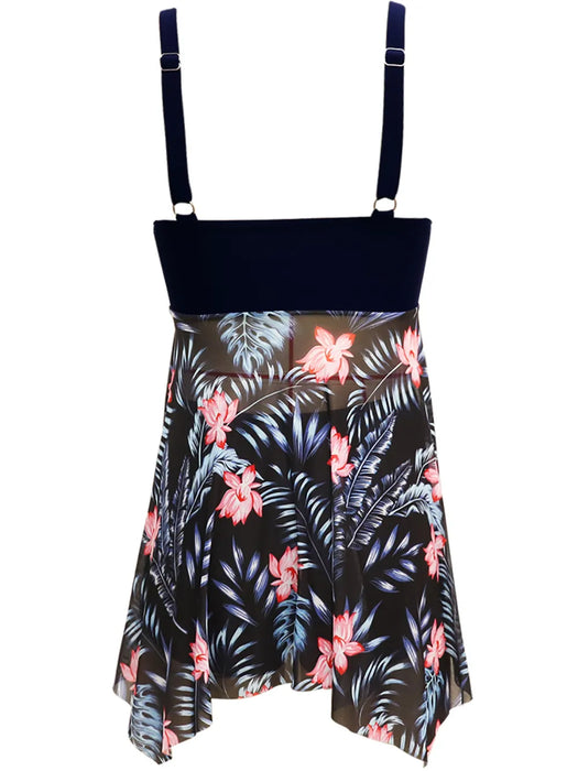 Printed Wide Strap Two-Piece Swim Set - Byyde
