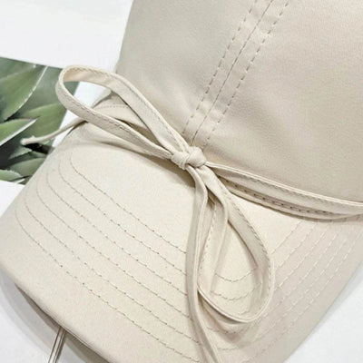 Bow Solid Color Baseball Cap - Byyde