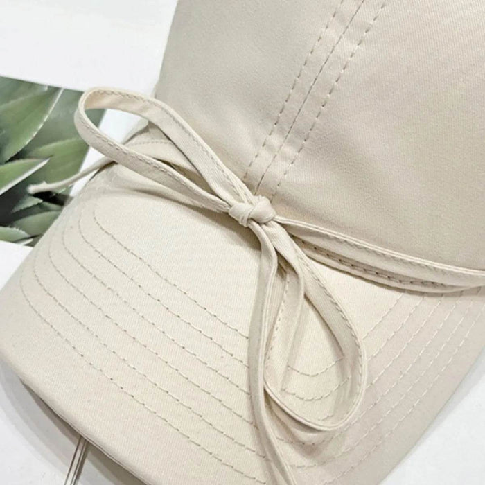 Bow Solid Color Baseball Cap - Byyde