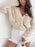 Button Up V-Neck Cardigan - Byyde