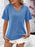 Mandy V-Neck Dropped Shoulder T-Shirt - Byyde